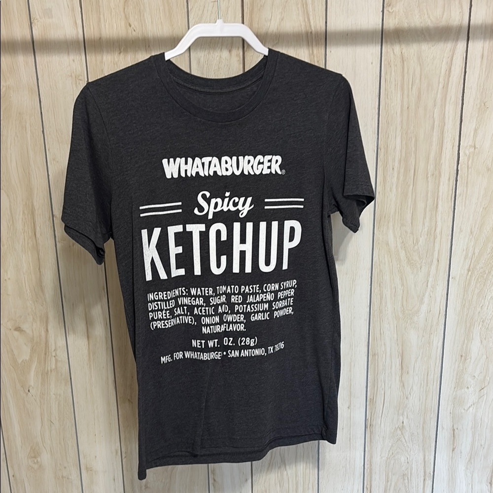 Black Short Sleeve Ketchup Graphic Tee